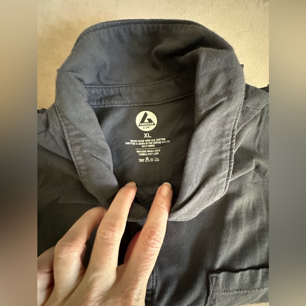 Men’s American Giant XL Grey Polo